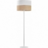 Lampa podłogowa do salonu | Lampa podłogowa boho Linobianco 50 biała TK Lighting