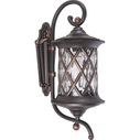 Kinkiet zewnętrzny retro Lantern Brąz Nowodvorski na taras, elewacje i nad drzwi.