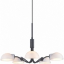 Lampa wisząca szklana retro Kjbenhavn 50cm czarna HaloDesign | Lampy wiszące do salonu, kuchni i sypialni