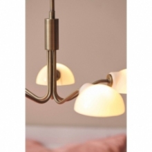 Lampa wisząca szklana retro Kjbenhavn 50cm antyczny mosiądz HaloDesign | Lampy wiszące do salonu, kuchni i sypialni