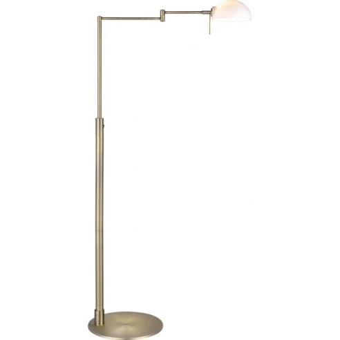 Lampa podłogowa retro Kjbenhavn antyczny mosiądz HaloDesign | Lampa podłogowa do salonu