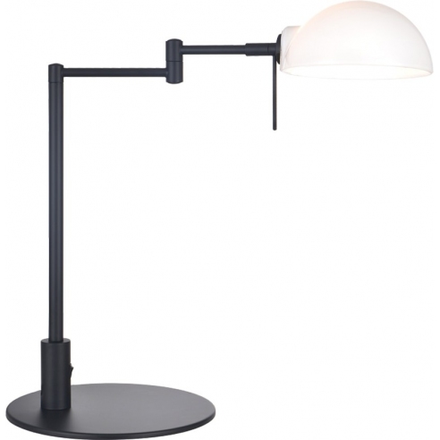 Lampa biurkowa retro Kjbenhavn czarna HaloDesign | Lampa na biurko do pracy i czytania