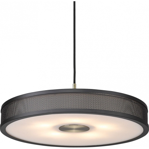 Lampa wisząca designerska Frame 43 czarna HaloDesign | Lampy wiszące do salonu, kuchni i sypialni