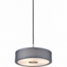 Lampa wisząca designerska Frame 24 szara HaloDesign | Lampy wiszące do salonu, kuchni i sypialni