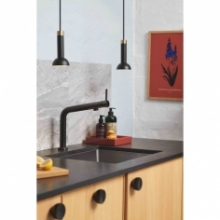 Lampa wisząca designerska Torch 8 czarna HaloDesign | Lampy wiszące do salonu, kuchni i sypialni