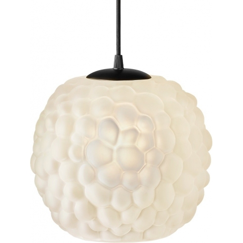 Lampa wisząca szklana kula dekoracyjna Grape 25cm opal HaloDesign | Lampy wiszące do salonu, kuchni i sypialni
