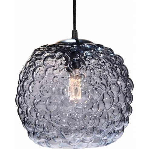 Lampa wisząca szklana kula dekoracyjna Grape 25cm szkło dymione HaloDesign | Lampy wiszące do salonu, kuchni i sypialni