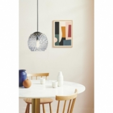 Lampa wisząca szklana kula dekoracyjna Grape 25cm przezroczysta HaloDesign | Lampy wiszące do salonu, kuchni i sypialni
