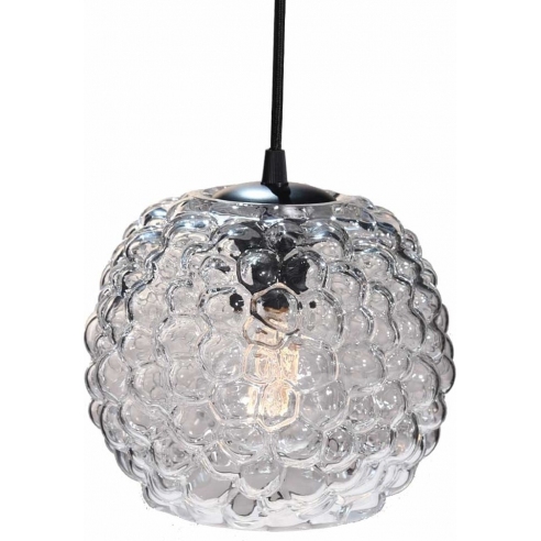 Lampa wisząca szklana kula dekoracyjna Grape 20cm przezroczysta HaloDesign | Lampy wiszące do salonu, kuchni i sypialni