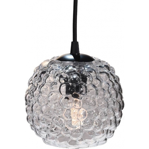 Lampa wisząca szklana kula dekoracyjna Grape 15cm przezroczysta HaloDesign | Lampy wiszące do salonu, kuchni i sypialni