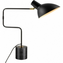 Lampa na biurko Metropole Deluxe czarna HaloDesign | Lampa na biurko do pracy i czytania