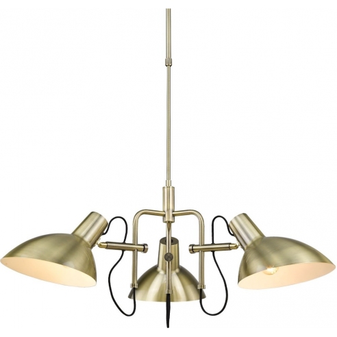 Lampa wisząca mosiężna Metropole 73cm HaloDesign | Lampy wiszące do salonu, kuchni i sypialni