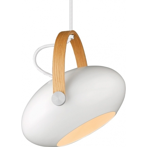 Lampa wisząca skandynawska D.C 26cm biała HaloDesign | Lampy wiszące do salonu, kuchni i sypialni