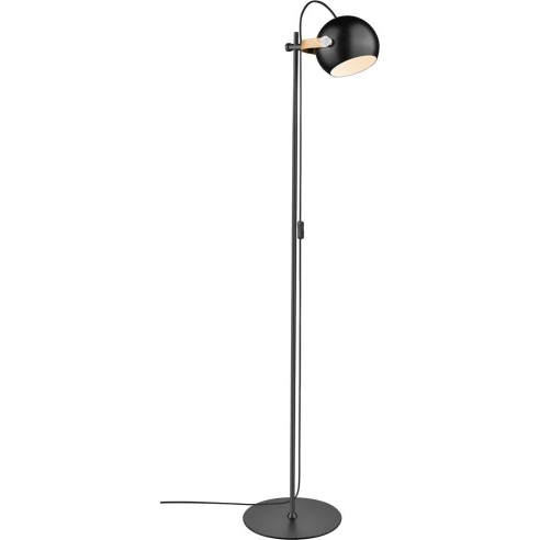 Lampa podłogowa skandynawska D.C czarna HaloDesign | Lampa podłogowa do salonu