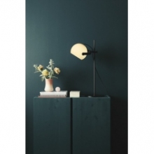 Lampa biurkowa skandynawska D.C opal/czarny dąb HaloDesign | Lampa na biurko do pracy i czytania