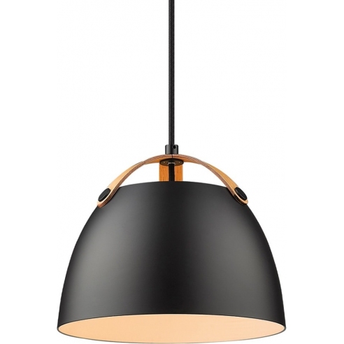 Lampa wisząca skandynawska Oslo 24cm czarna HaloDesign | Lampy wiszące do salonu, kuchni i sypialni