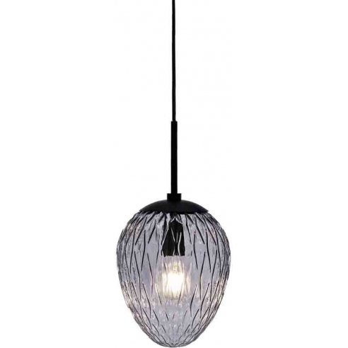 Lampa wisząca szklana Woods 20cm szkło dymione HaloDesign | Lampy wiszące do salonu, kuchni i sypialni