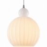 Lampa wisząca szklana dekoracyjna Ball Ball 32cm biała HaloDesign | Lampy wiszące do salonu, kuchni i sypialni