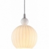 Lampa wisząca szklana dekoracyjna Ball Ball 15cm biała HaloDesign | Lampy wiszące do salonu, kuchni i sypialni