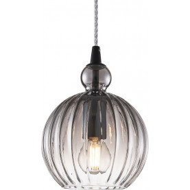 Lampa wisząca szklana dekoracyjna Ball Ball 15cm szkło dymione HaloDesign | Lampy wiszące do salonu, kuchni i sypialni