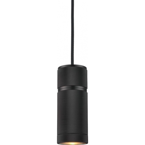 Lampa wisząca tuba loft Halo 6cm czarna HaloDesign | Lampy wiszące do salonu, kuchni i sypialni