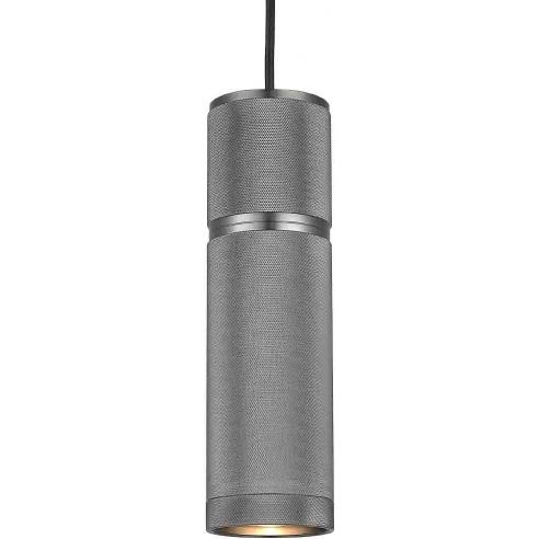 Lampa wisząca tuba loft Halo 7cm czarny metaliczny HaloDesign | Lampy wiszące do salonu, kuchni i sypialni