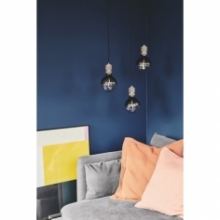 Lampa wisząca żarówka na kablu loft Halo czarny mat HaloDesign | Lampy wiszące do salonu, kuchni i sypialni