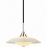 Lampa wisząca szklana Baroni 30cm opal/miedź HaloDesign | Lampy wiszące do salonu, kuchni i sypialni