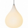 Lampa wisząca szklana Drops 38cm biała HaloDesign | Lampy wiszące do salonu, kuchni i sypialni