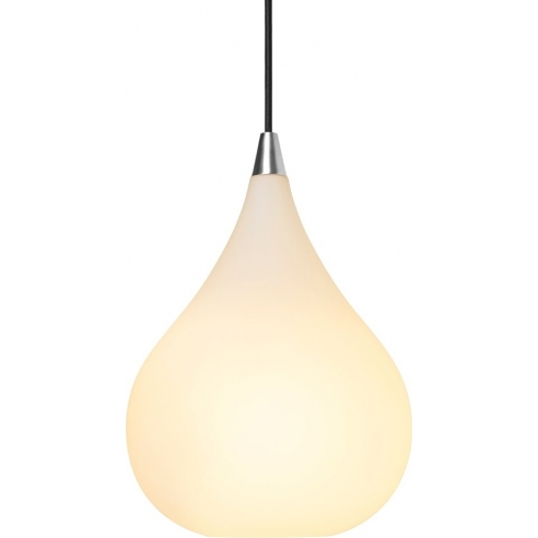 Lampa wisząca szklana Drops 23cm biała HaloDesign | Lampy wiszące do salonu, kuchni i sypialni
