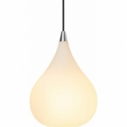 Lampa wisząca szklana Drops 23cm biała HaloDesign | Lampy wiszące do salonu, kuchni i sypialni