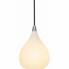 Lampa wisząca szklana Drops 17cm biała HaloDesign | Lampy wiszące do salonu, kuchni i sypialni