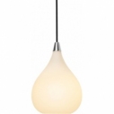 Lampa wisząca szklana Drops 17cm biała HaloDesign | Lampy wiszące do salonu, kuchni i sypialni