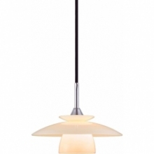 Lampa wisząca nowoczesna Scandinavia 20cm opal/chrom HaloDesign | Lampy wiszące do salonu, kuchni i sypialni