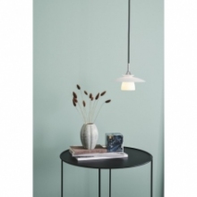 Lampa wisząca nowoczesna Scandinavia 20cm opal/chrom HaloDesign | Lampy wiszące do salonu, kuchni i sypialni