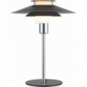 Lampa stołowa nowoczesna Rivoli czarny/chrom HaloDesign | Lampa na stolik nocny, komodę i parapet