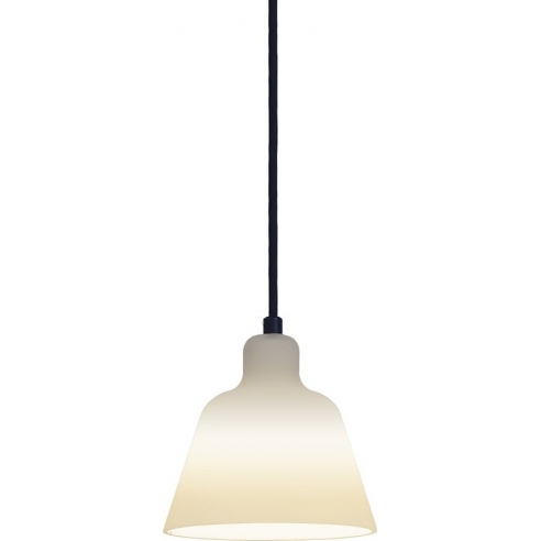 Lampa wisząca szklana Carpenter 15cm biała HaloDesign | Lampy wiszące do salonu, kuchni i sypialni
