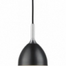 Lampa wisząca Bellevue 14cm czarny/chrom HaloDesign | Lampy wiszące do salonu, kuchni i sypialni