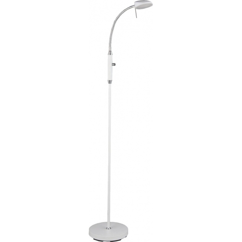 Lampa podłogowa nowoczesna Vegas LED biała HaloDesign | Lampa podłogowa do salonu