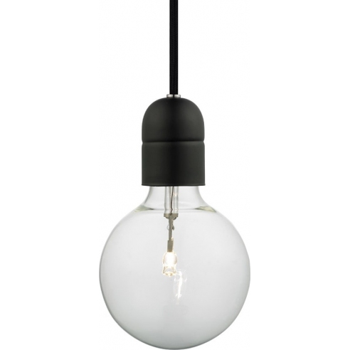 Lampa wisząca żarówka na kablu Cable-Set czarna HaloDesign | Lampy wiszące do salonu, kuchni i sypialni