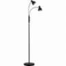 Lampa podłogowa 2 punktowa Hudson LED czarna HaloDesign | Lampa podłogowa do salonu