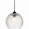 Lampa wisząca szklana retro Nobb 22cm przezroczysta HaloDesign | Lampy wiszące do salonu, kuchni i sypialni