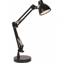 Lampa biurkowa regulowana Bronx LED czarna HaloDesign | Lampa na biurko do pracy i czytania