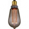 Żarówka ściemniana Colors LED Blitz Drop 6,4cm E27 5W 200lm szara HaloDesign | Żarówki ozdobne i energooszczędne