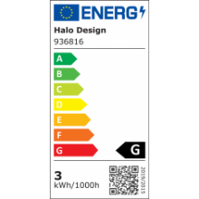 Żarówka dekoracyjna Colors Gitter 12,5cm E27 2,5W 5000K HaloDesign | Żarówki ozdobne i energooszczędne