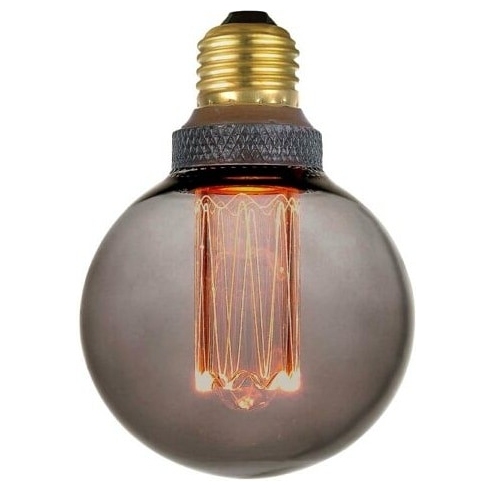 Żarówka ściemniana Colors DIM LED Mini Globe 8cm E27 5W 1800K szara HaloDesign | Żarówki ozdobne i energooszczędne