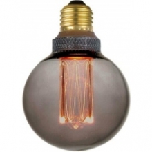 Żarówka ściemniana Colors DIM LED Mini Globe 8cm E27 5W 1800K szara HaloDesign | Żarówki ozdobne i energooszczędne