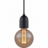 Lampa wisząca żarówka na kablu Classic czarna HaloDesign | Lampy wiszące do salonu, kuchni i sypialni