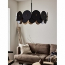 Lampa wisząca designerska Vegas 53cm czarna Markslojd