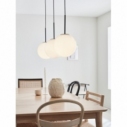 Lampa wisząca szklane kule Dione III biała Markslojd